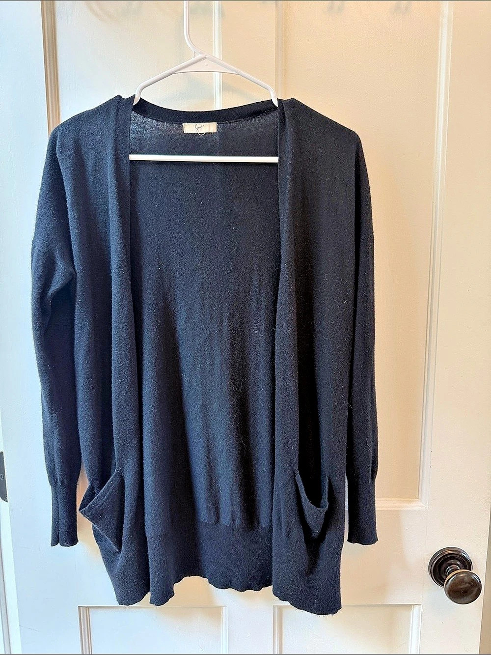Joie Black Button-Front Cardigan